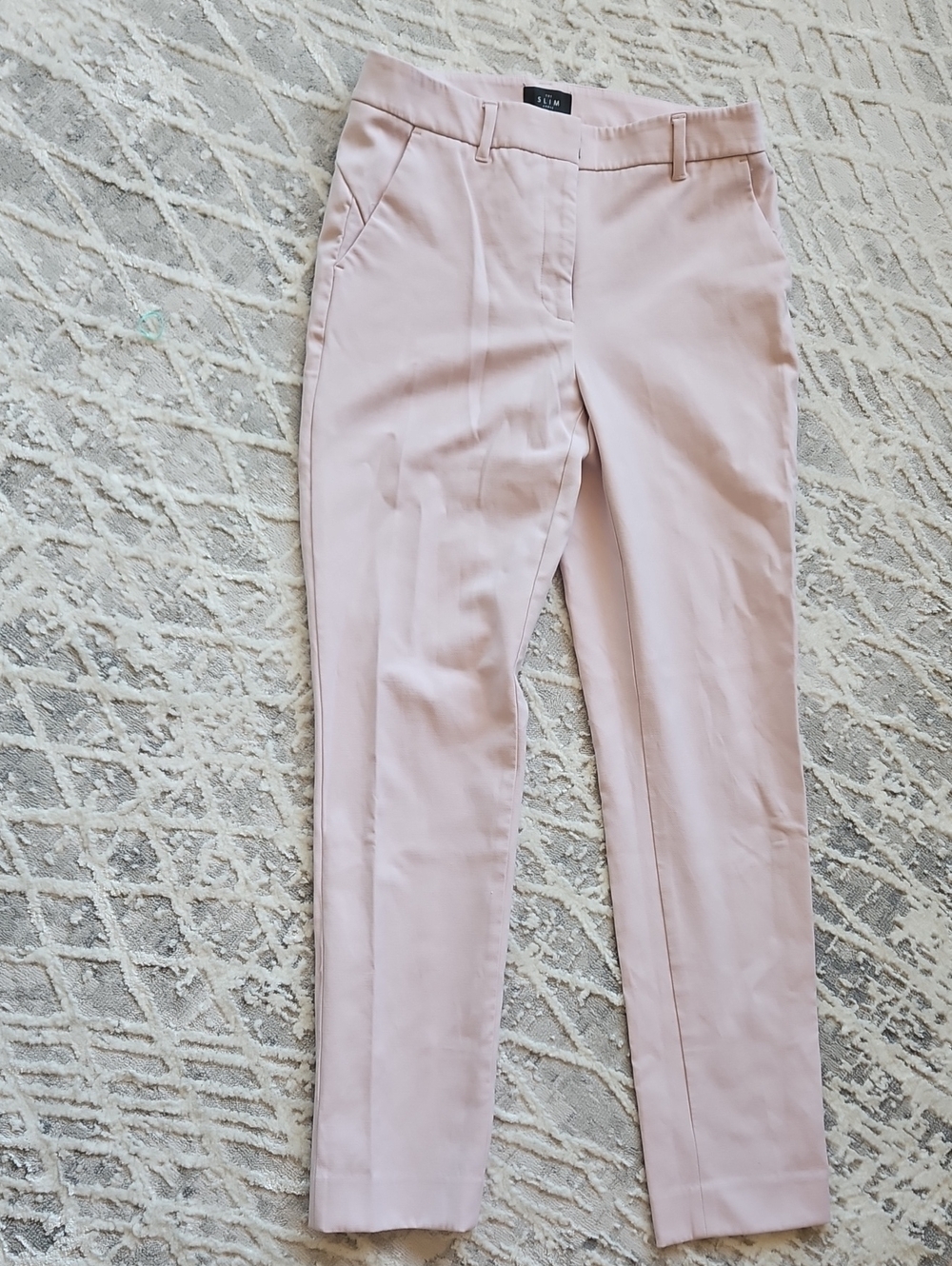 Ann Taylor Light Pink Straight Leg Dress Pants